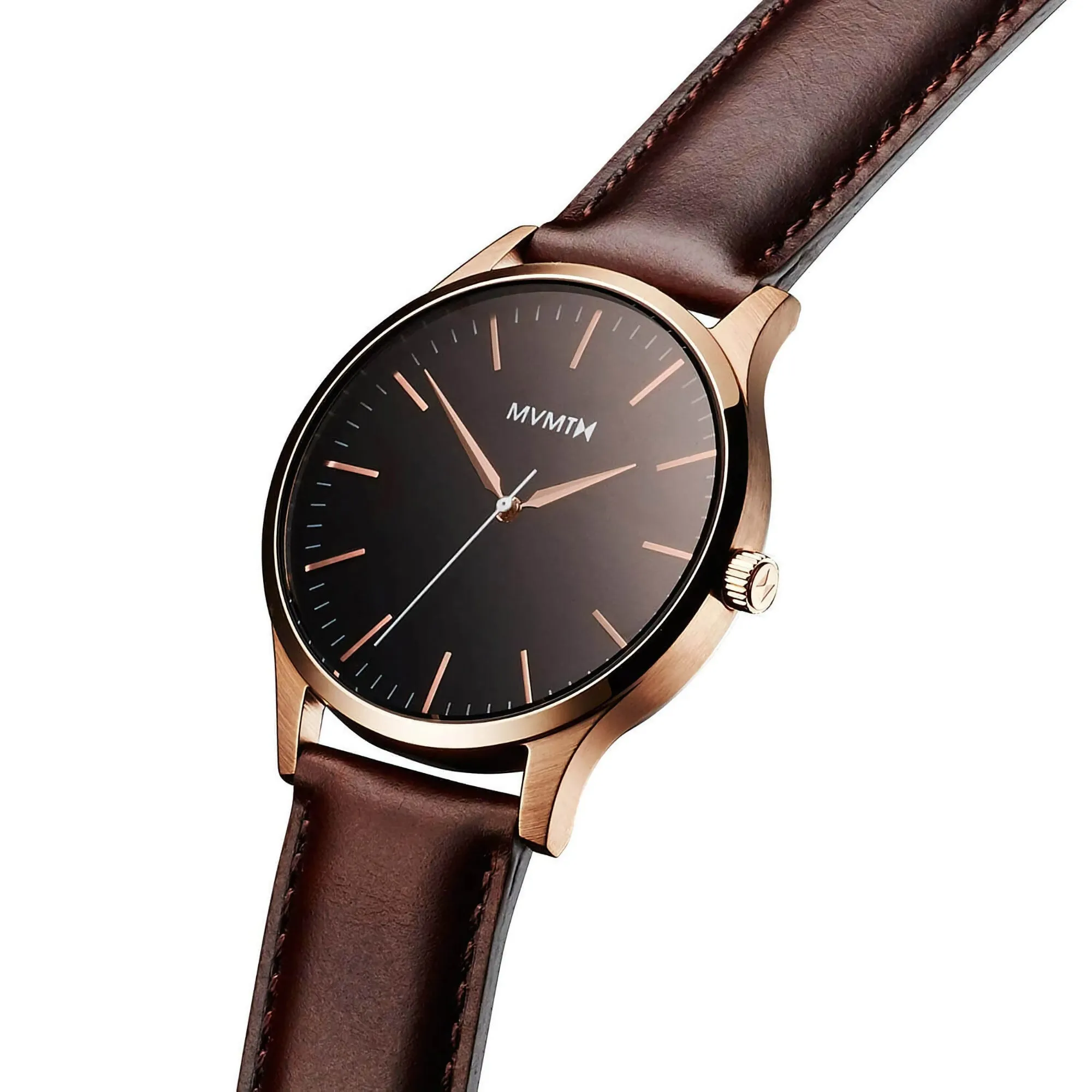 MVMT 40 Series Brown Leather Men's watch