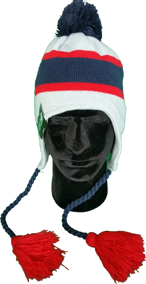 New England Patriots Tassel Winter Cover Toque