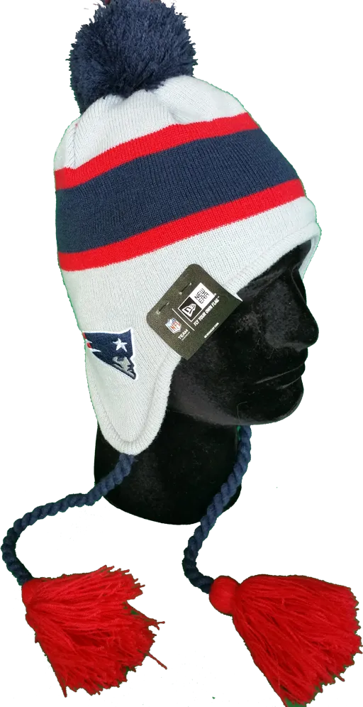 New England Patriots Tassel Winter Cover Toque