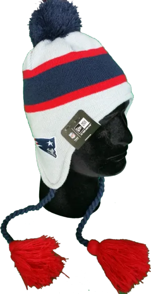 New England Patriots Tassel Winter Cover Toque
