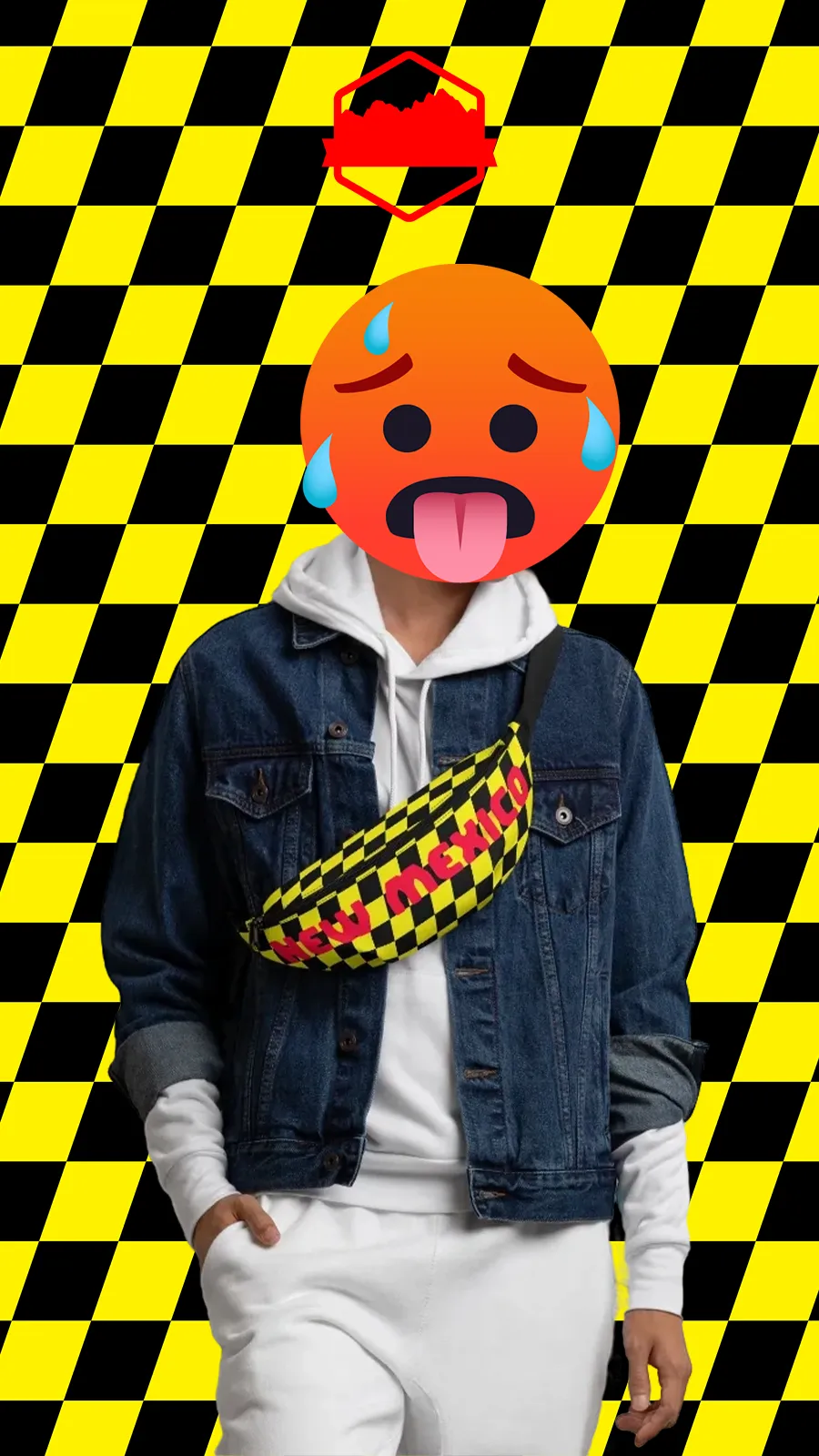 New Mexico Checkered Fanny Pack