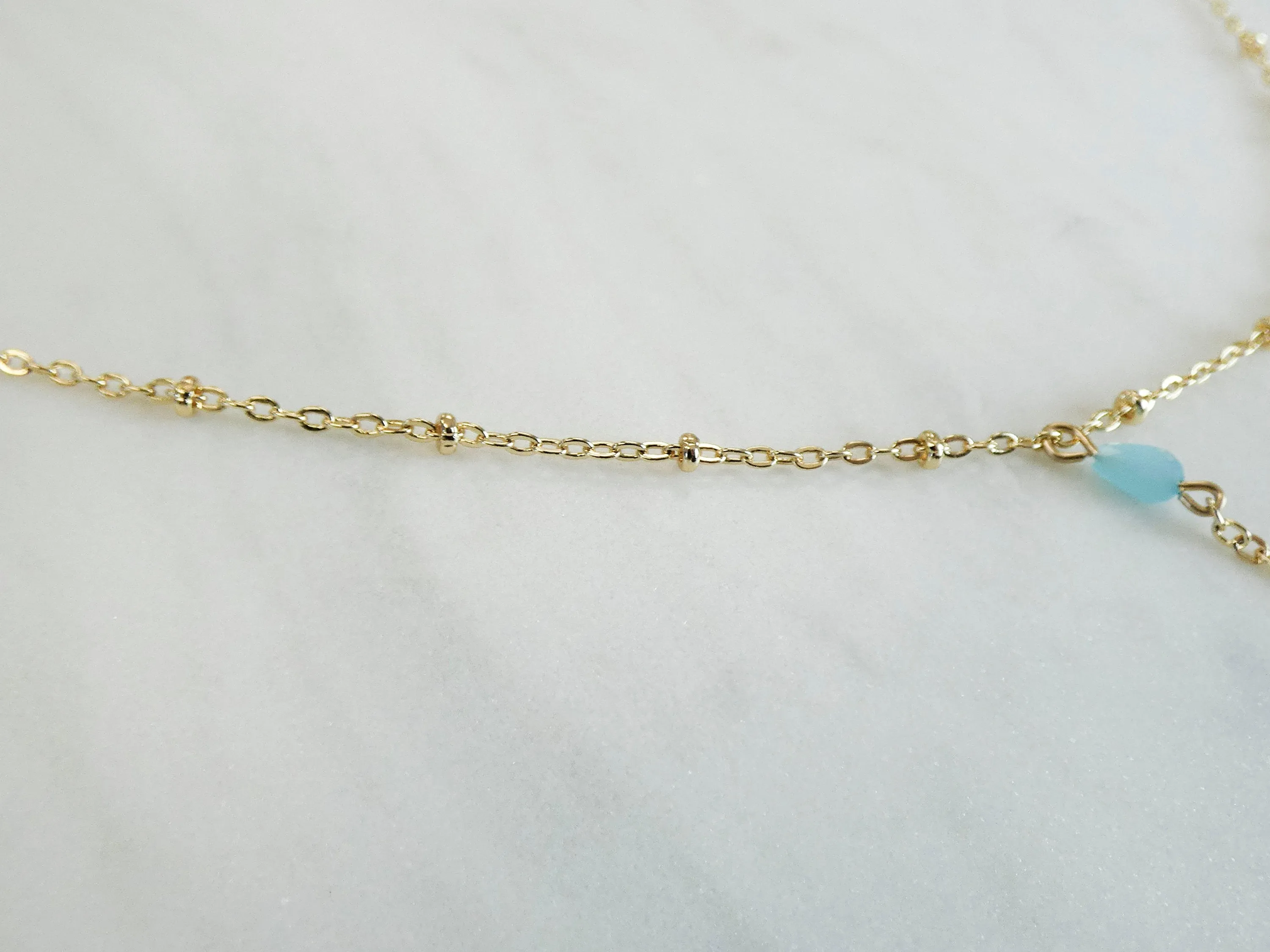 Nicolette Beaded Tassel Necklace