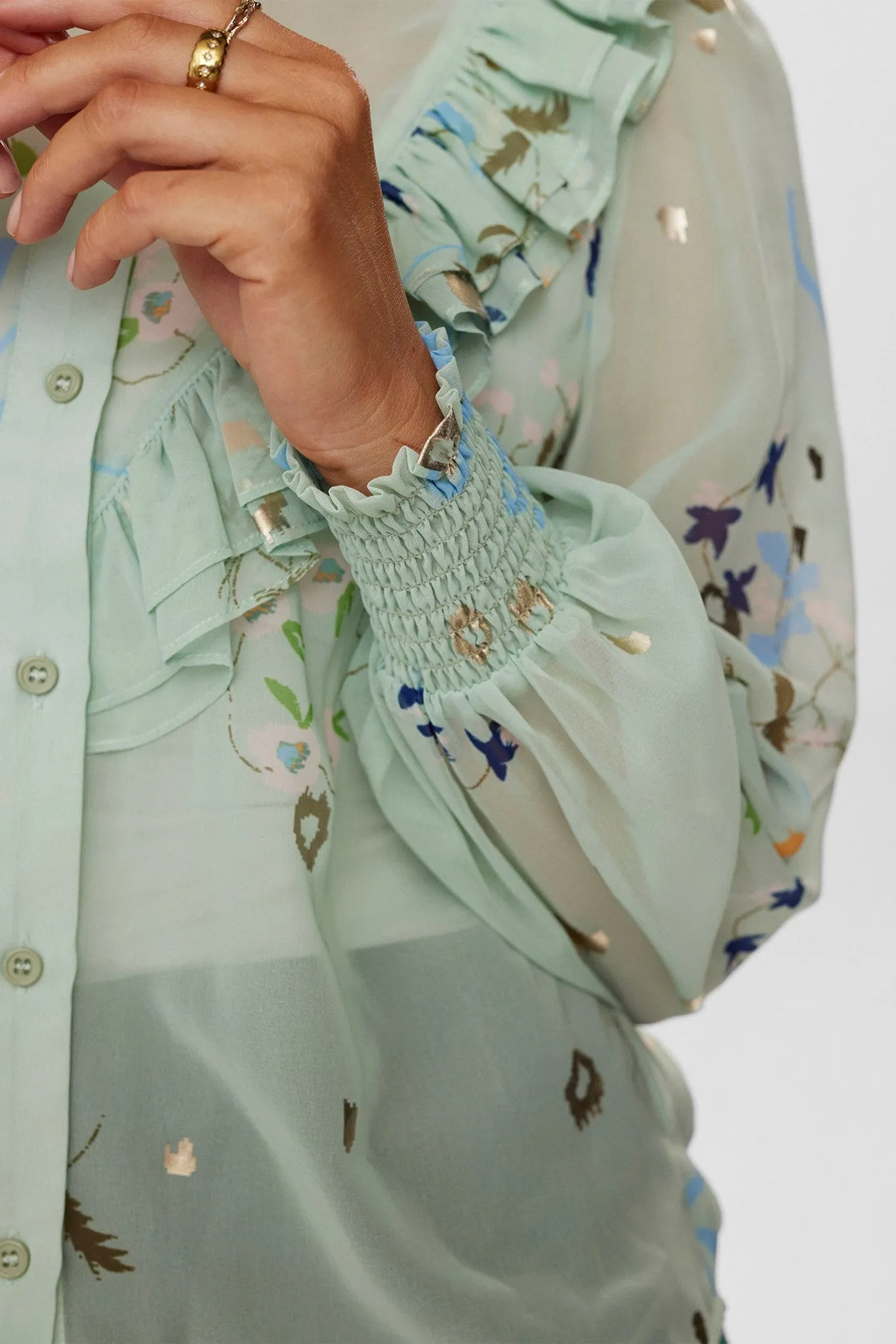 NUKYNDALL SHIRT - Sea Foam