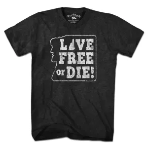 Old Man Live Free Or Die T-Shirt