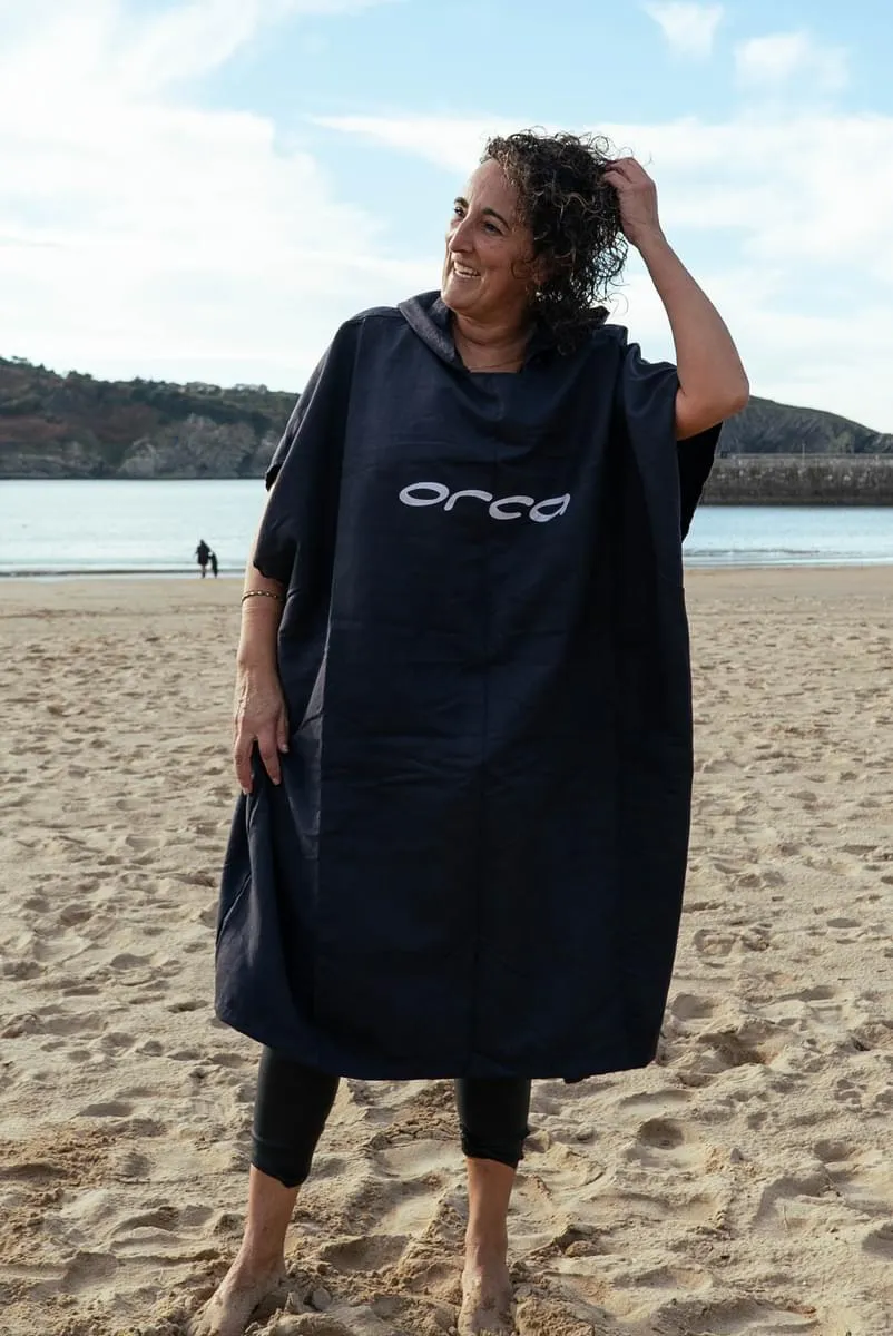ORCA PONCHO TOWEL BLACK