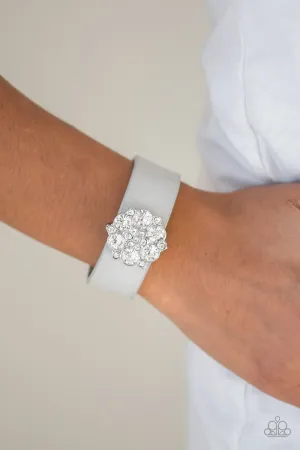 Paparazzi Show-Stopper - Silver Wrap Bracelet