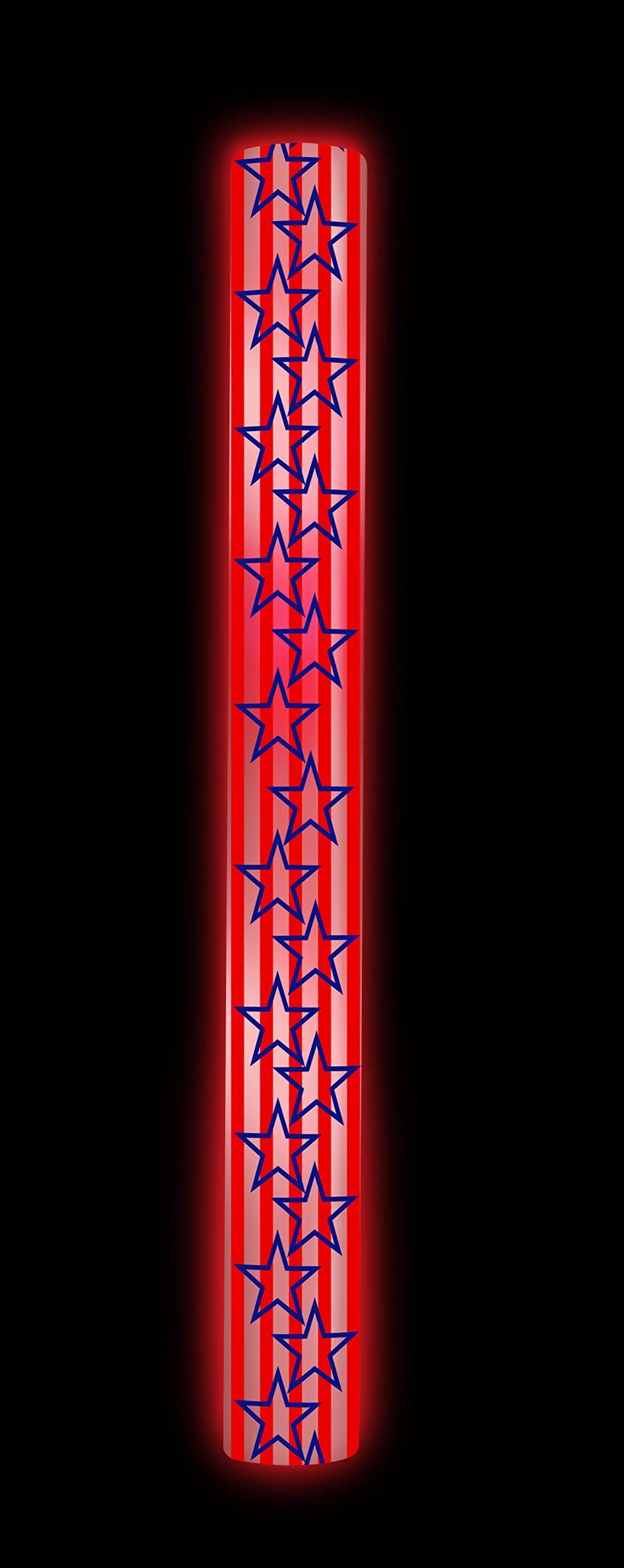 Patriotic Light Up Foam Baton Set