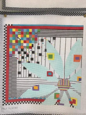 Penny Macleod:PM1041 Pale Flower 12 3/4x13