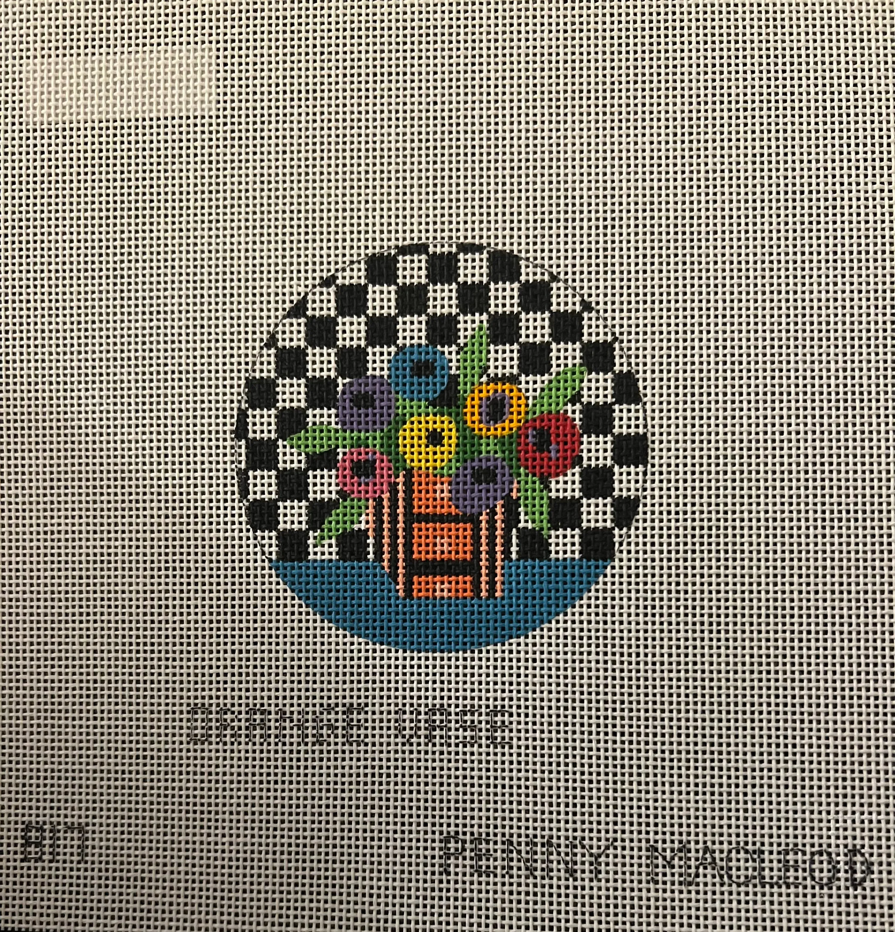 Penny Macleod:PM817 Orange Vases 3 Round 18m