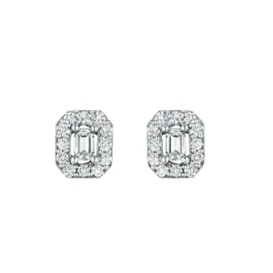 Penny Preville Emerald Cut Stud Earrings