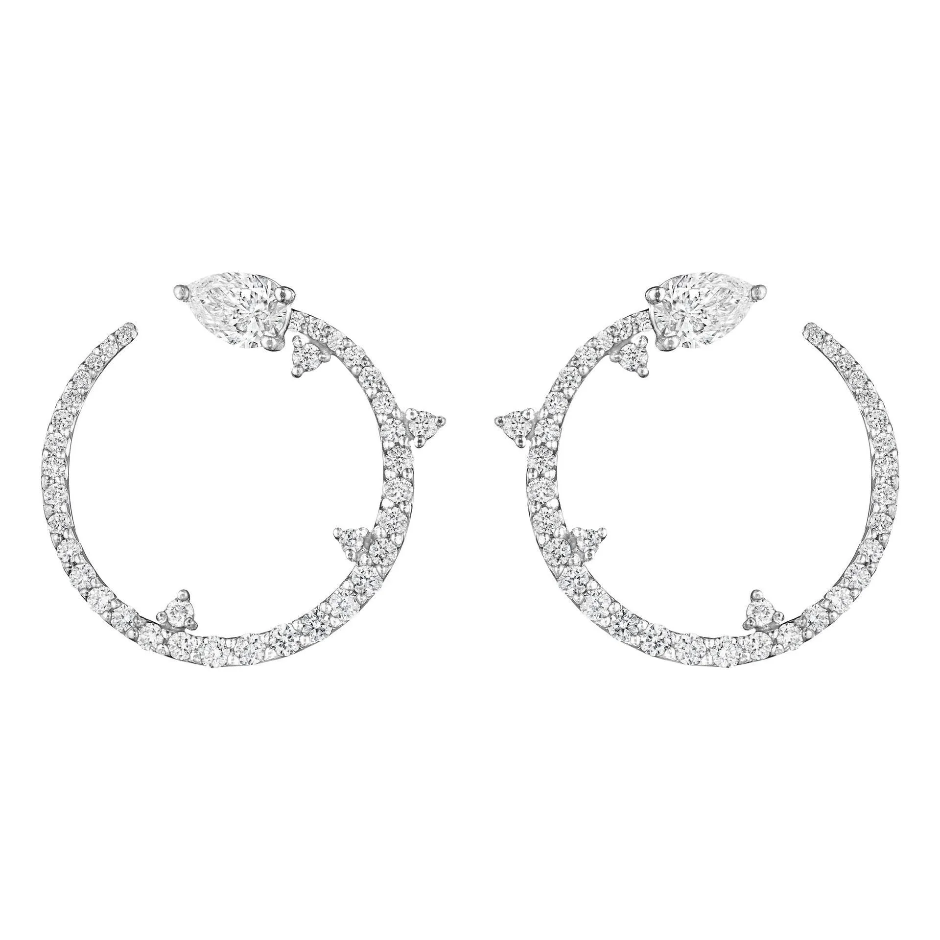 Penny Preville Forward Facing Constellation Hoop Earrings