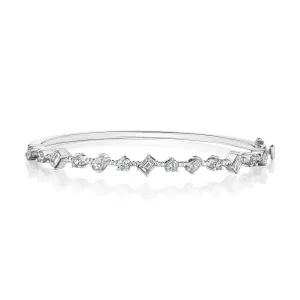 Penny Preville Mixed Shape Diamond Bangle Bracelet