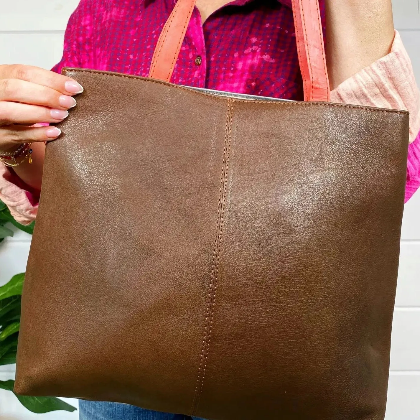 Perry Patchwork Leather and Hair-on-Hide Tote