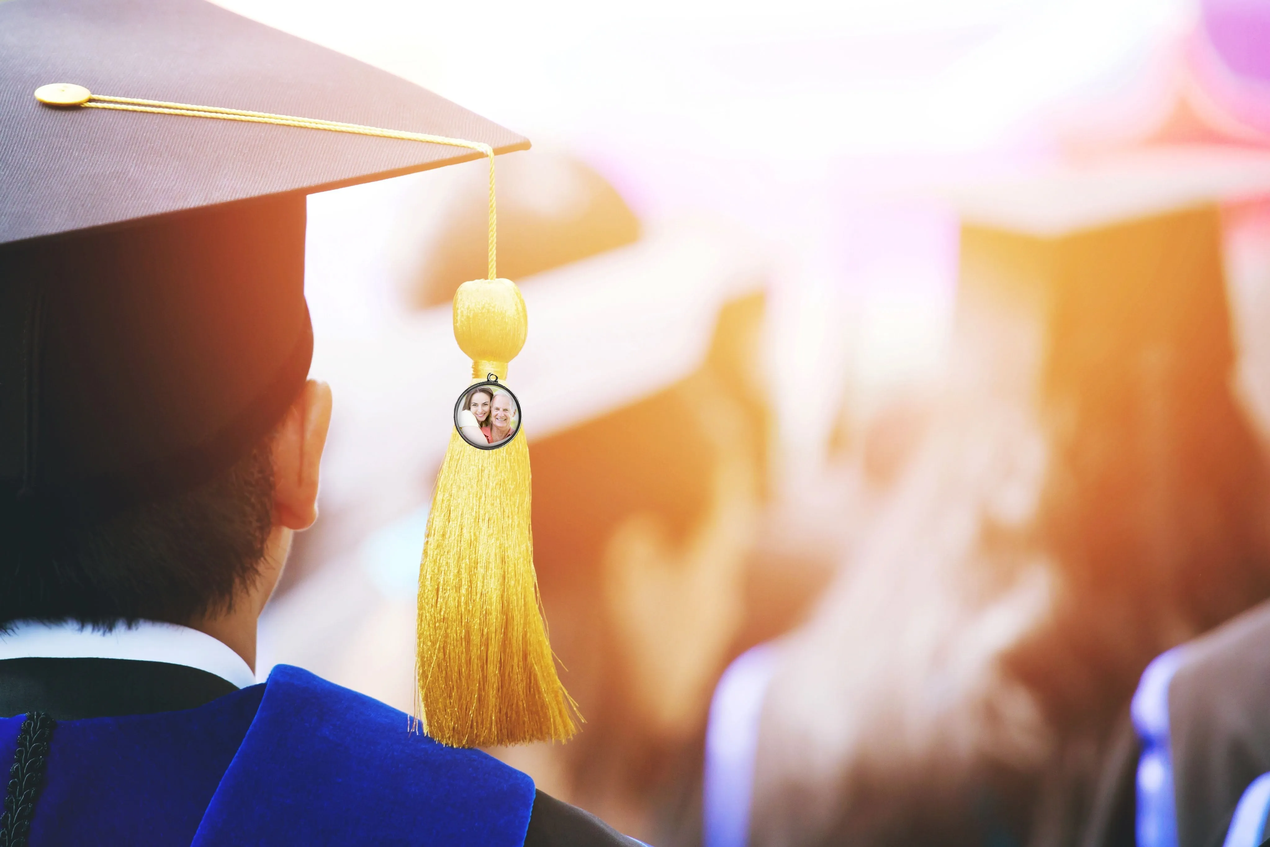Photo Charm for graduation cap tassel
