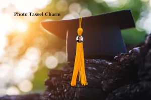 Photo Charm for graduation cap tassel