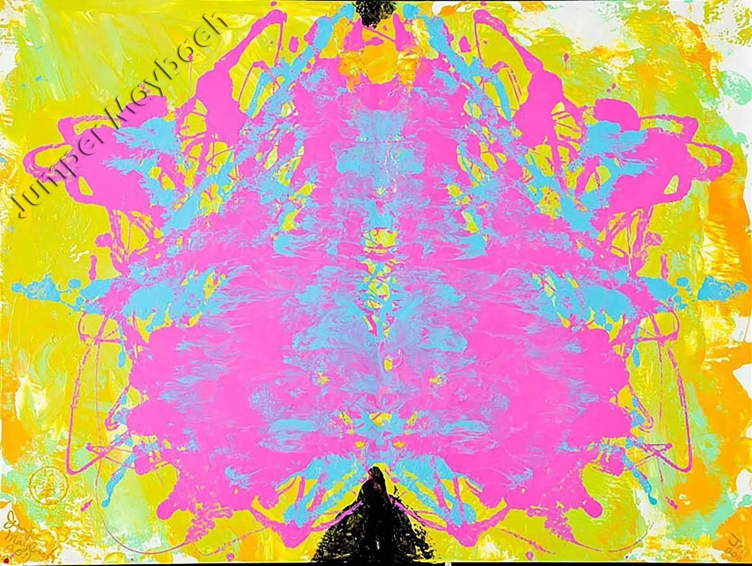 Pink Butterfly - Original Painting