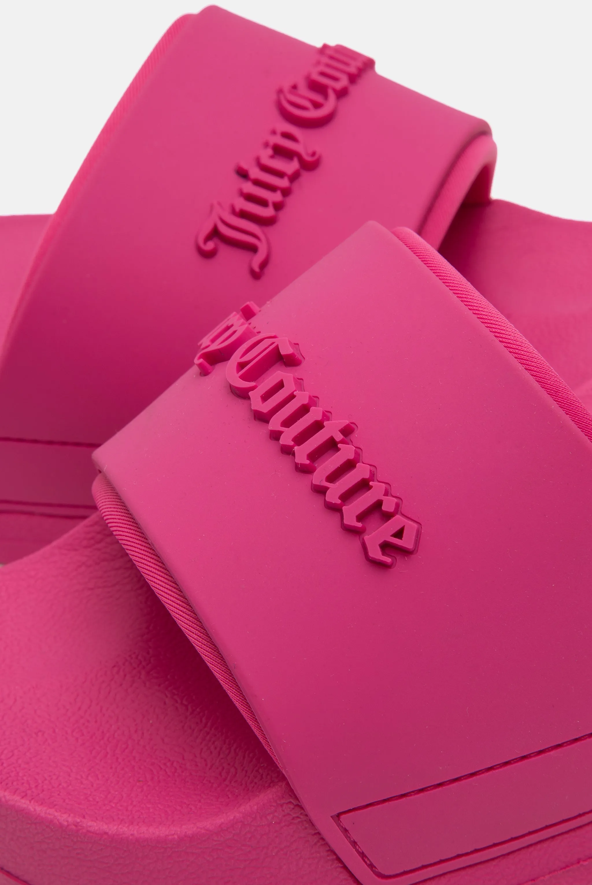 PINK GLO STACKED EMBOSSED SLIDERS