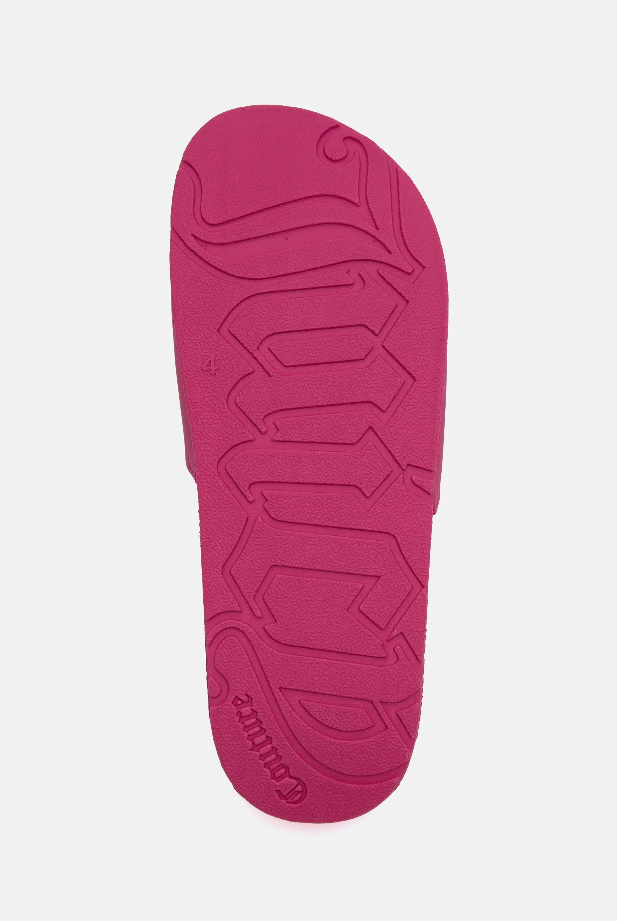 PINK GLO STACKED EMBOSSED SLIDERS