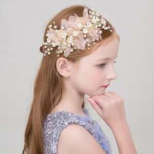 Princess Tiara Flower Girl Headwear Clip