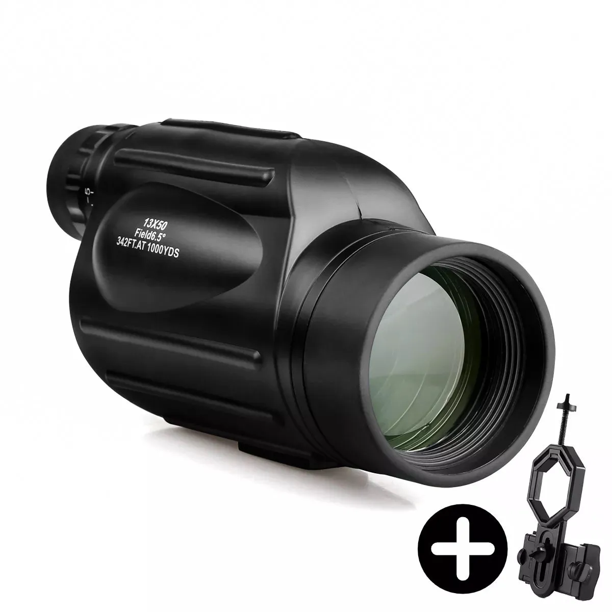 Professional Telescope 13x50 Monocular Powerful Mini Telescope for Outdoors Camping Hiking Travel Bird Watching