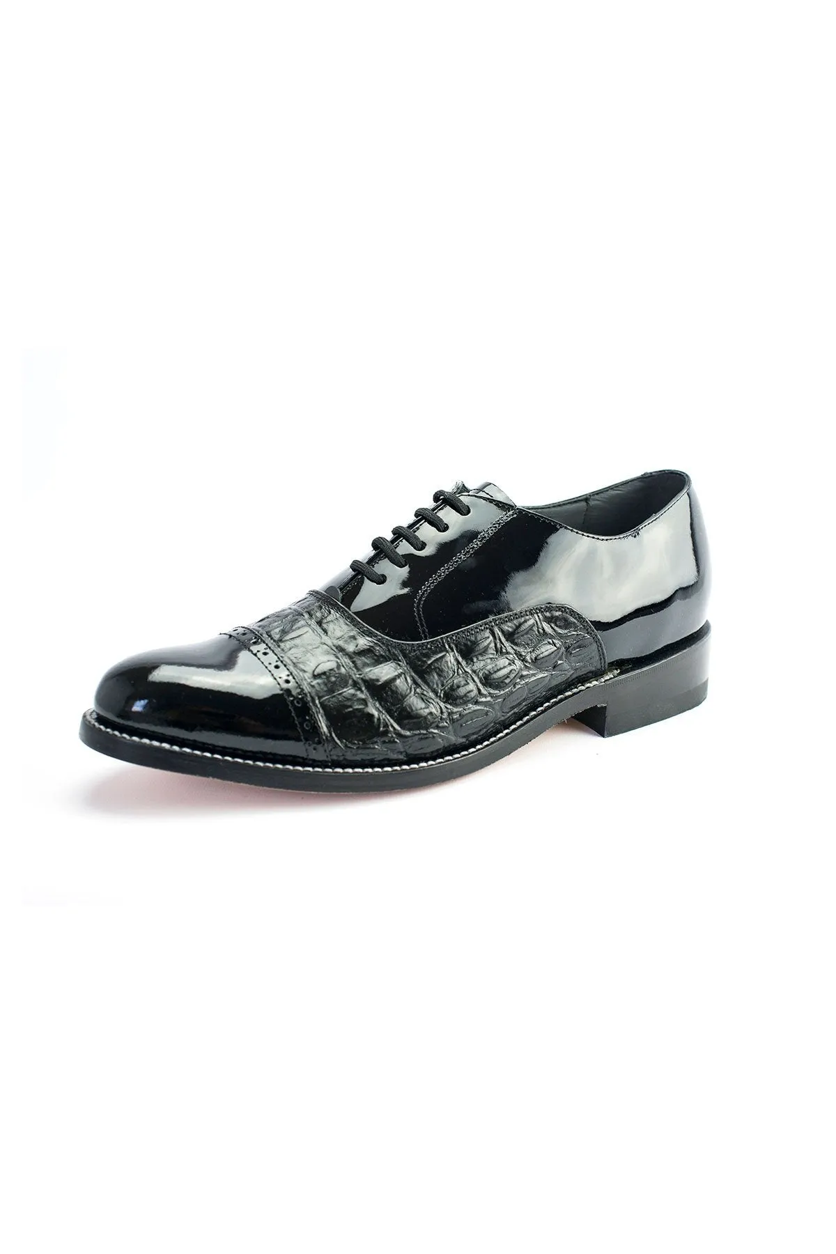 "Hornback Lace" Black Stacy Baldwin Tuxedo Shoes