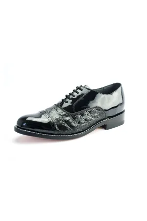 "Hornback Lace" Black Stacy Baldwin Tuxedo Shoes