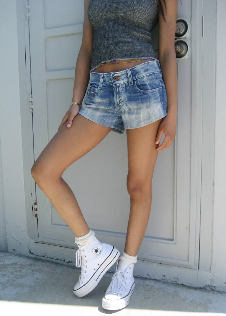RCYCLD Y2K Denim Hot Shorts