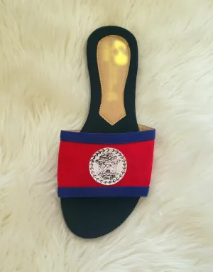 Red Belize Slippers