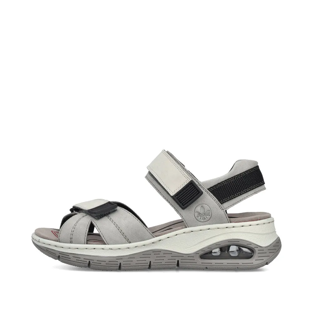 Rieker Walking Sandal Hiking Sandal Cement/Grey