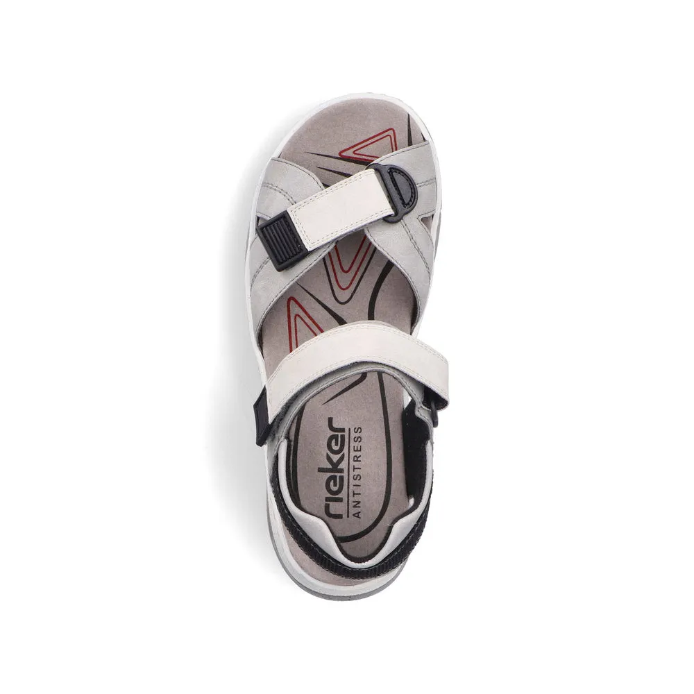 Rieker Walking Sandal Hiking Sandal Cement/Grey