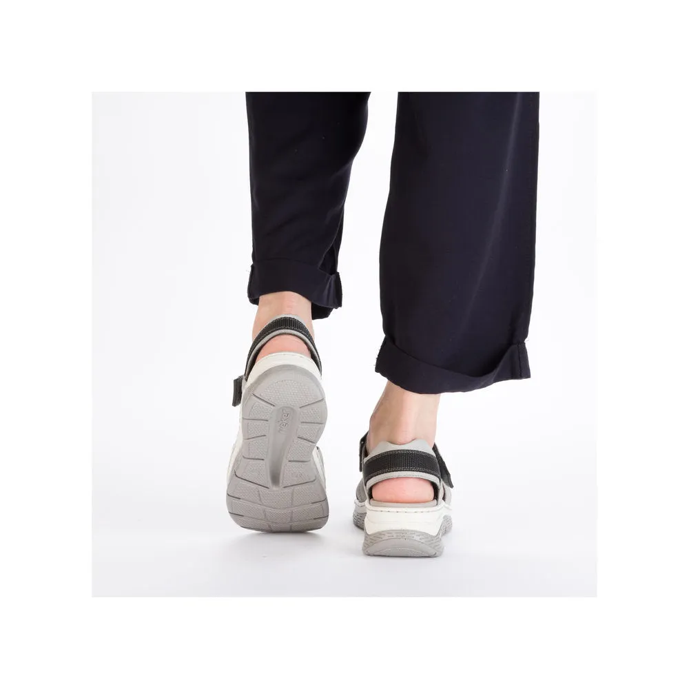 Rieker Walking Sandal Hiking Sandal Cement/Grey