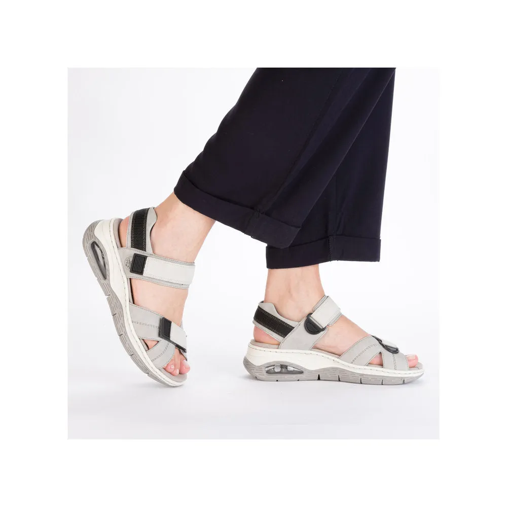Rieker Walking Sandal Hiking Sandal Cement/Grey