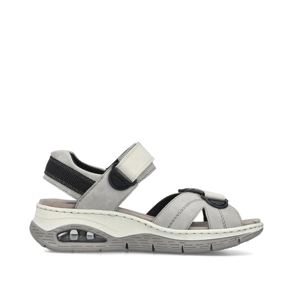 Rieker Walking Sandal Hiking Sandal Cement/Grey