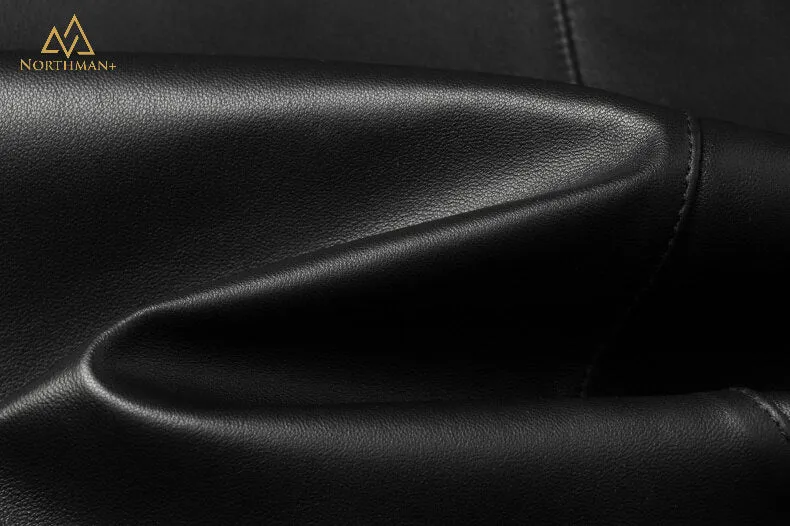 Rigel Men's Slim fit leather jacket by Northman 