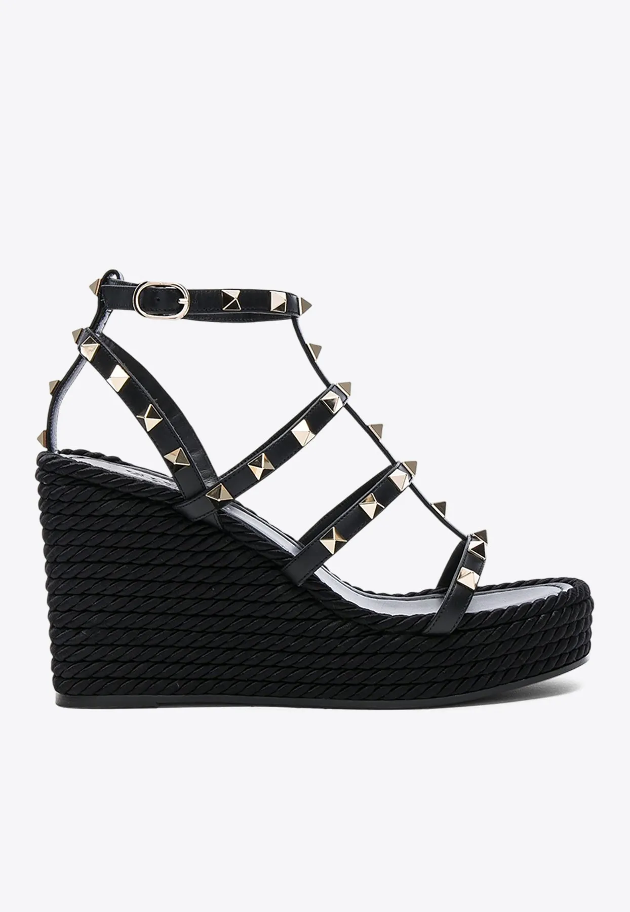 Rockstud 100 Espadrille Wedge Sandals