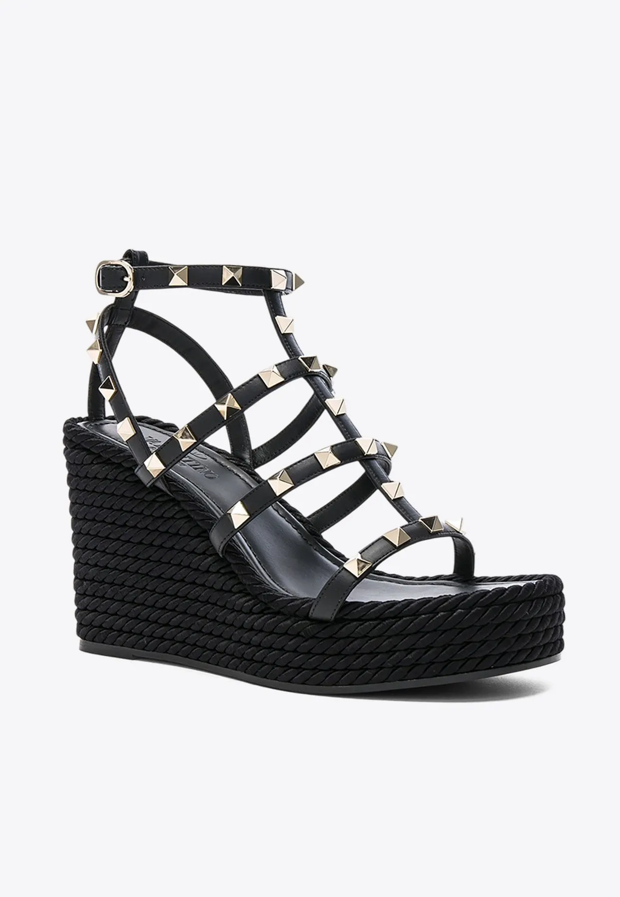 Rockstud 100 Espadrille Wedge Sandals