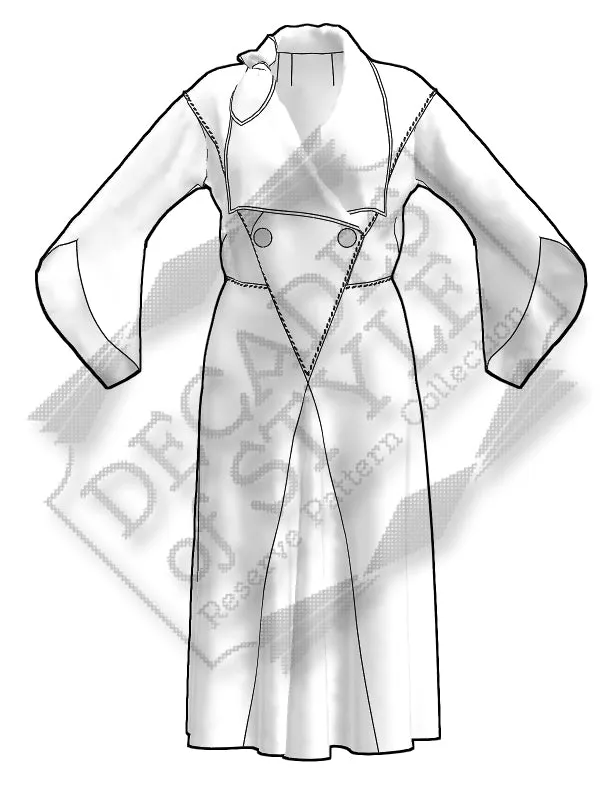 RPC - #D04  1930s Dress with Knotted