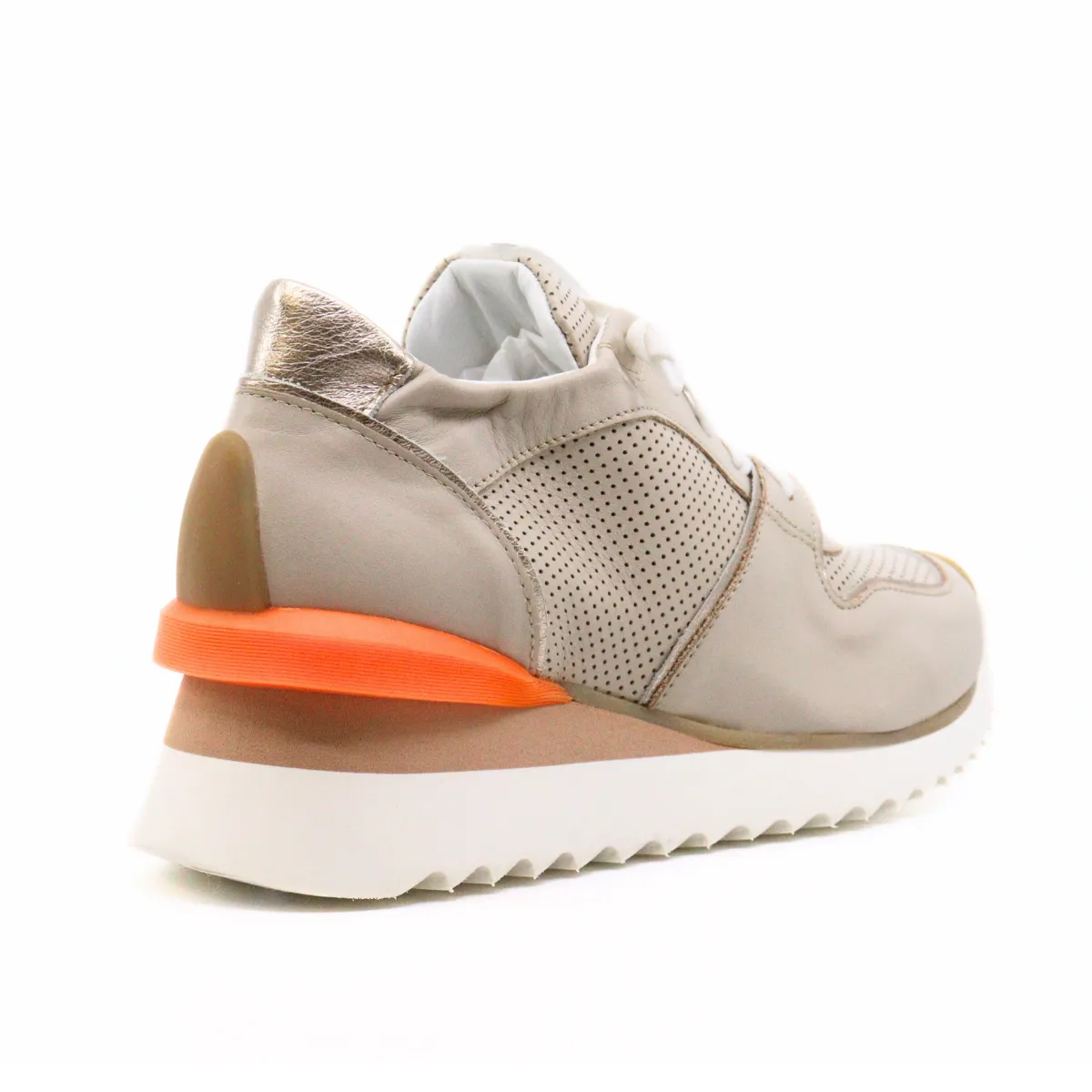 Ruffle Wedge Olivia Cream