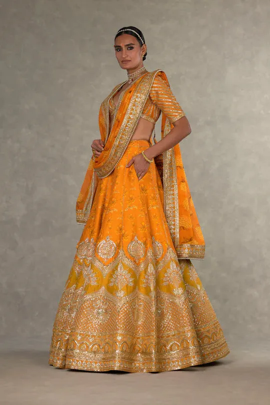Rust Narangi-Bagh Lehenga