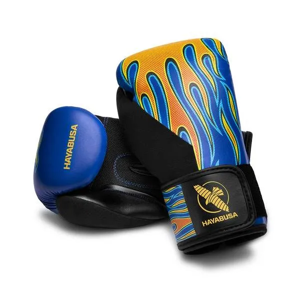 S4 Youth Graphic Boxing Gloves - Flames