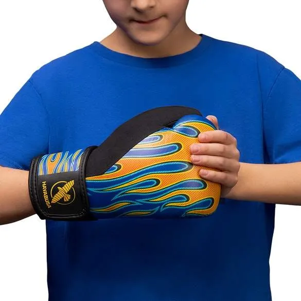 S4 Youth Graphic Boxing Gloves - Flames