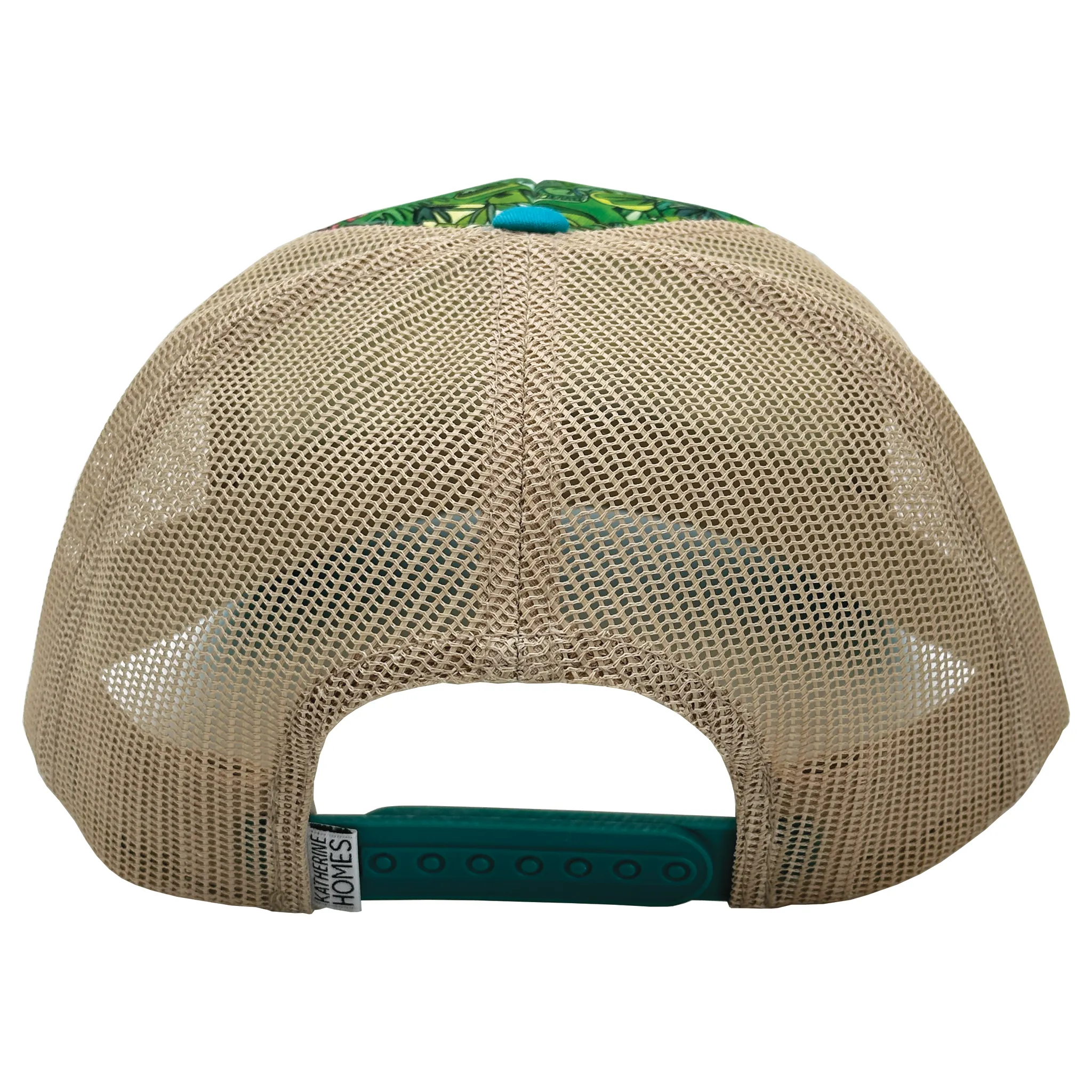 Sagebrush and Wildflowers Trucker Hat | Teal and Oat
