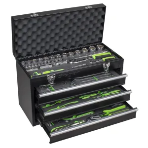 Sealey 3 Drawer Tool Chest with Tool Kit - Black - C