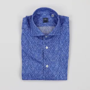 Sean Panamino Cotton Blend Printed Sport Shirt