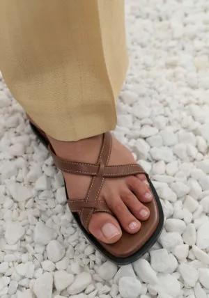 Selena Sandal - Chestnut