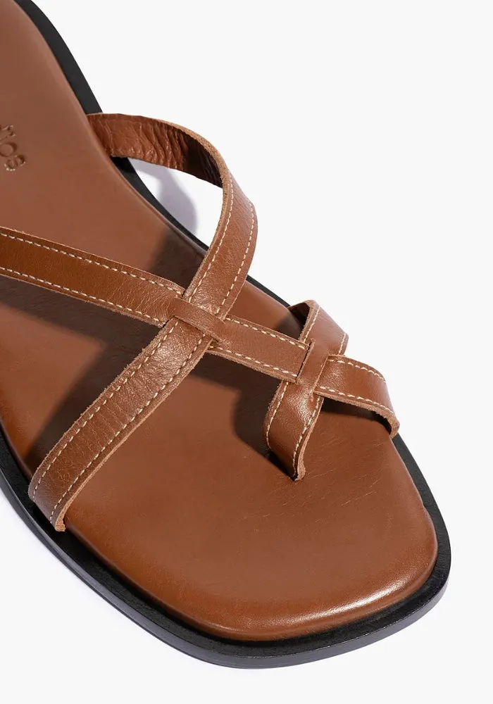 Selena Sandal - Chestnut