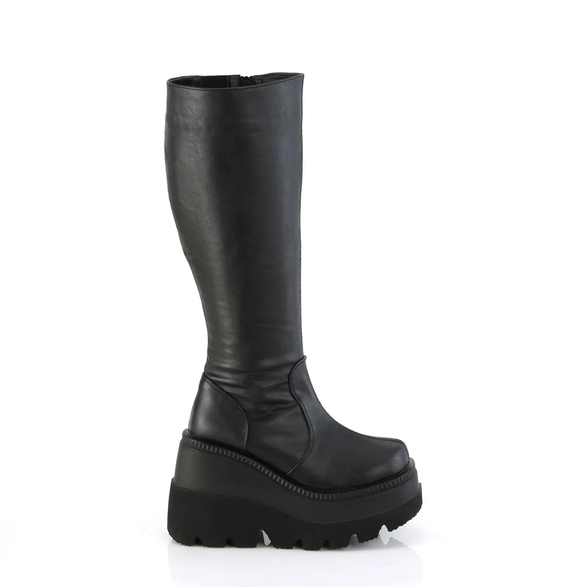 SHAKER-100WC  Black Vegan Leather