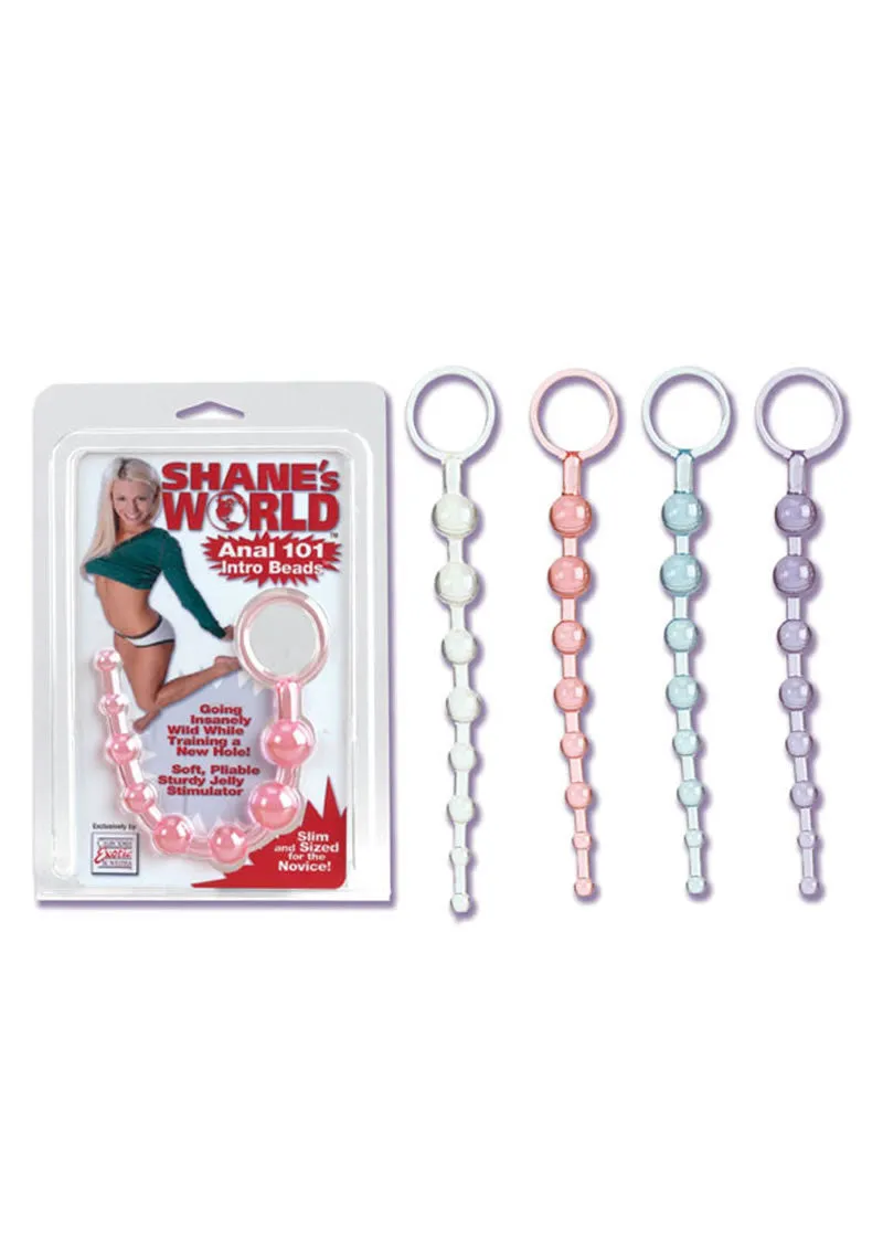 Shanes Anal 101 Intro Beads Pink