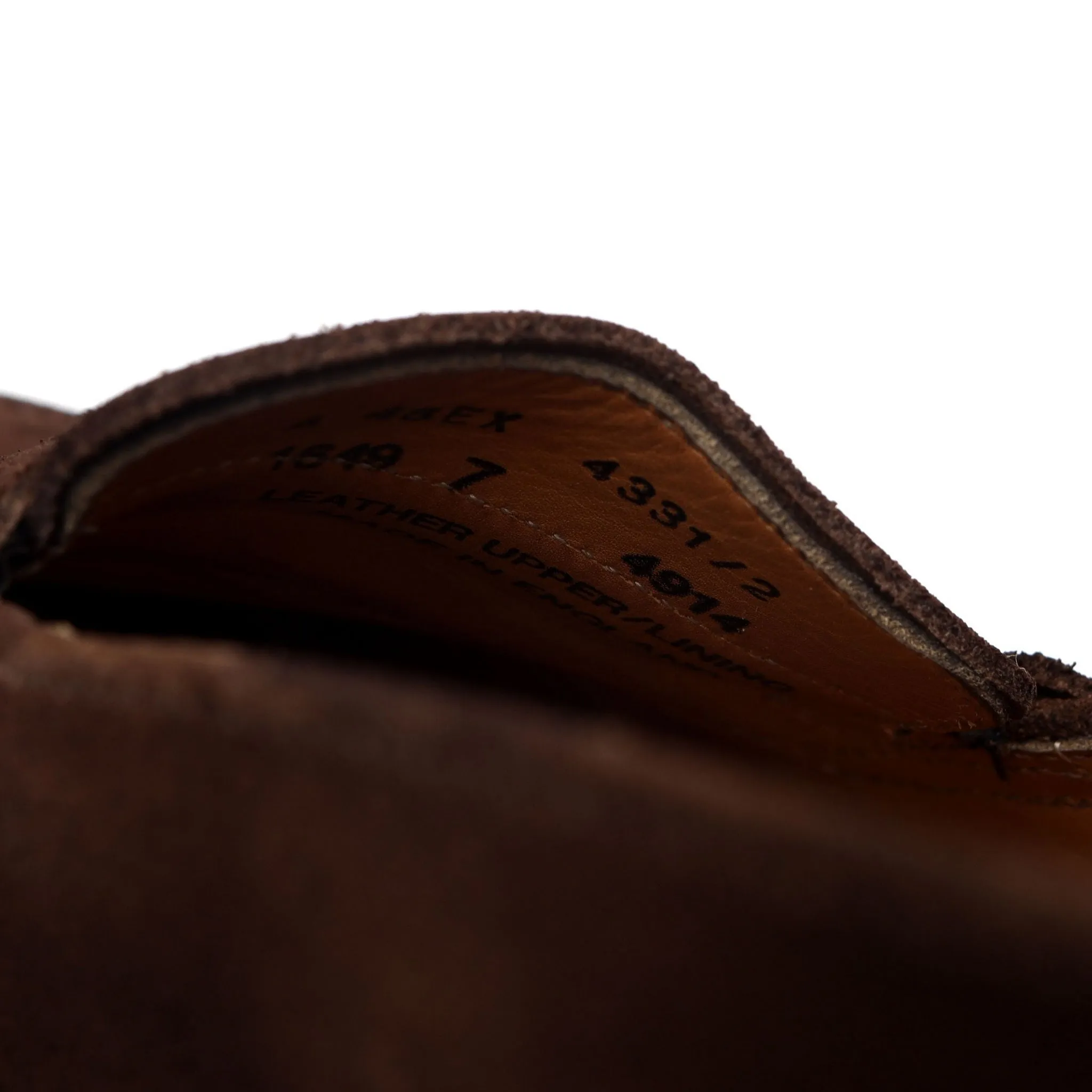 Shipton & Heneage Dark Brown Suede Loafers UK 7 EX