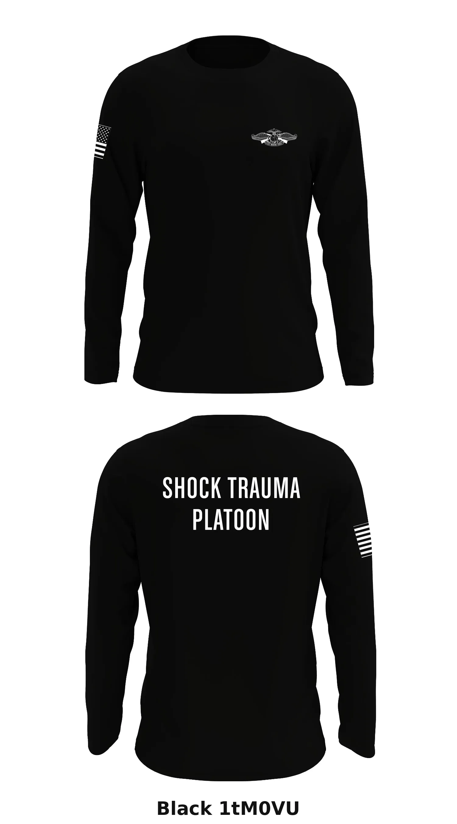 Shock Trauma Platoon Store 1 Core Men's LS Performance Tee - 1tM0VU